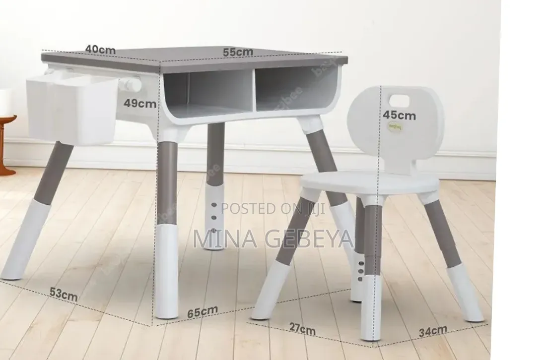 Premium Multifunctional Kids Study Table & Chair Set