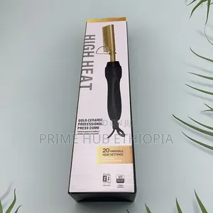 Electric Press Comb Achieve Sleek & Frizz-Free Hair in Minutes
