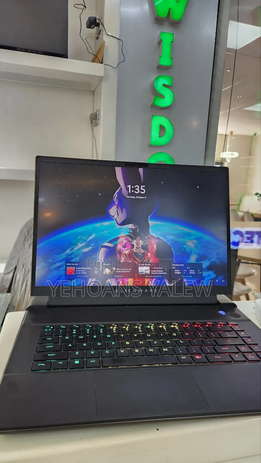 New Laptop Alienware M16 r1 16GB AMD Ryzen 9 SSD 1T