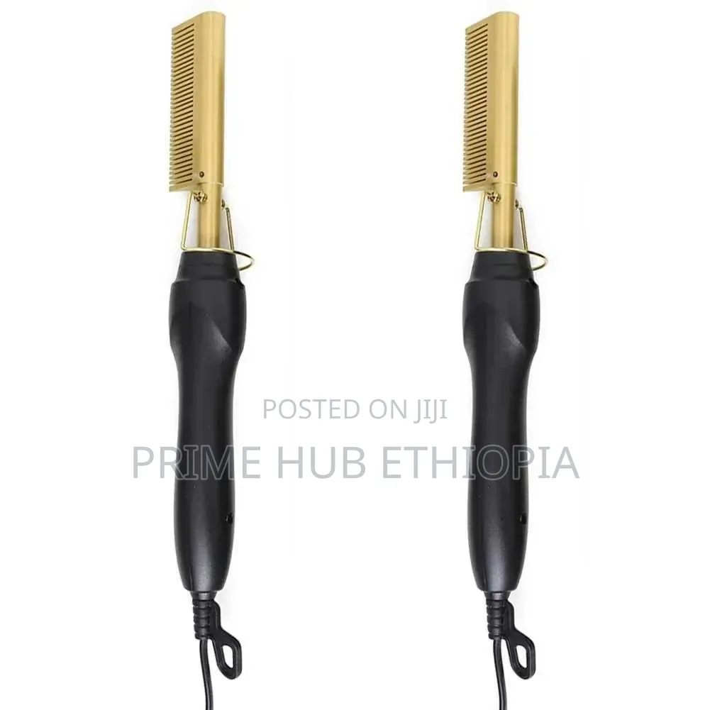 Electric Press Comb Achieve Sleek & Frizz-Free Hair in Minutes