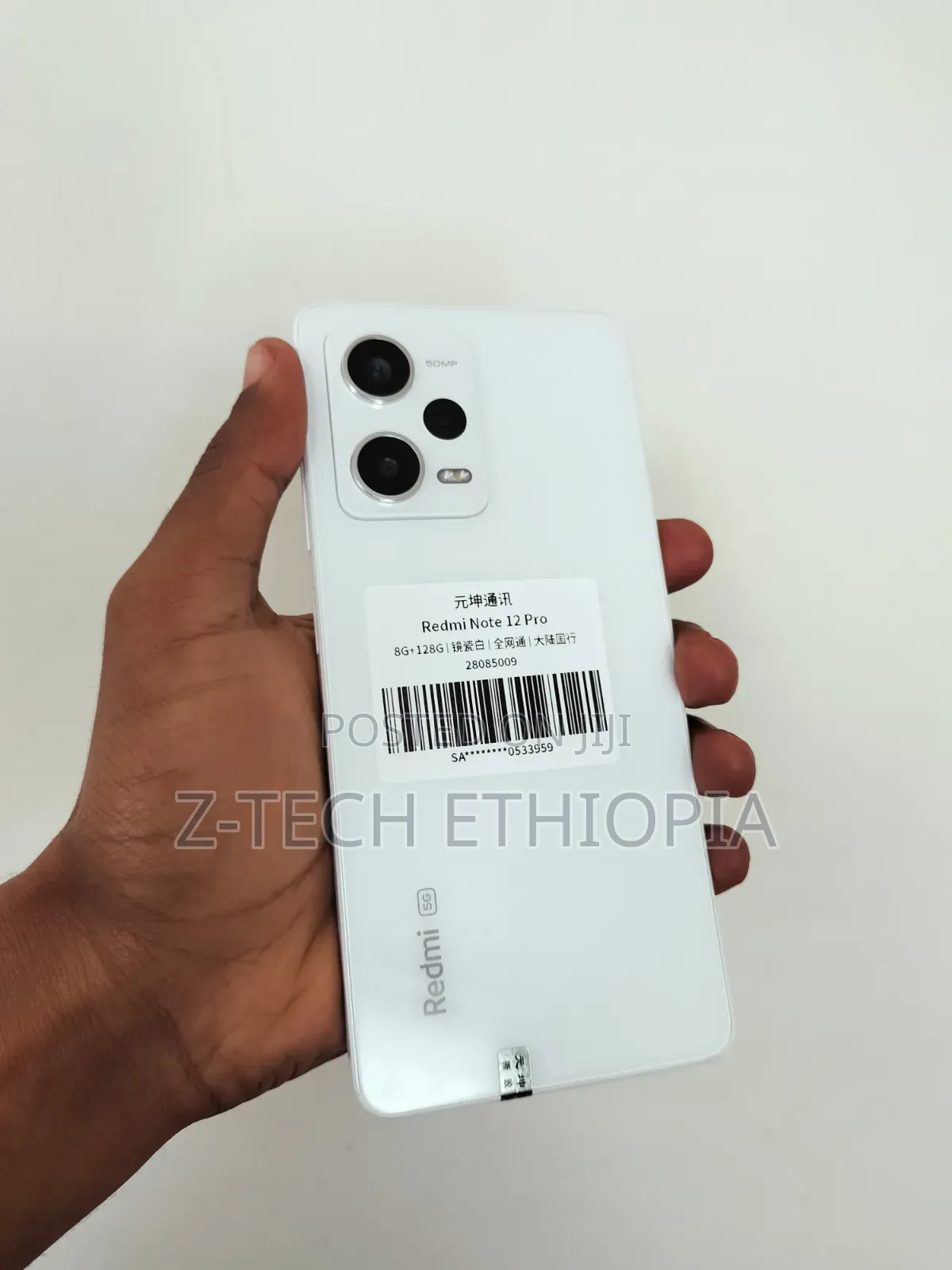 New Xiaomi Redmi Note 12 Pro 5G 128 GB White