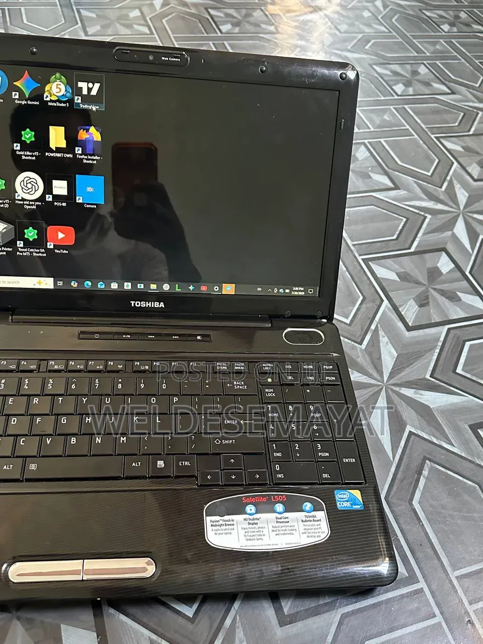 Laptop Toshiba Satellite C665 4GB Intel Core i5 HDD 500GB