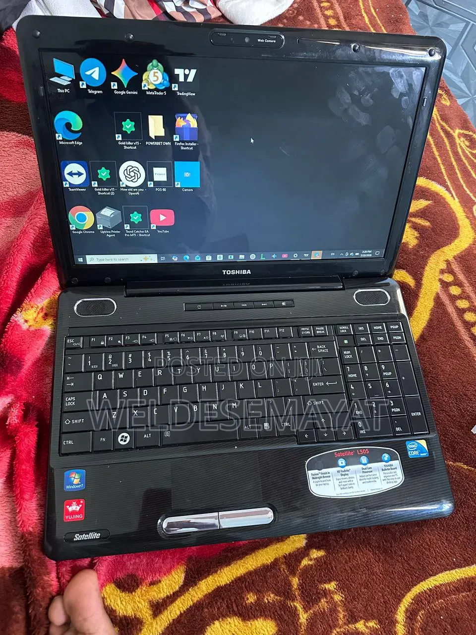 Laptop Toshiba Satellite C665 4GB Intel Core i5 HDD 500GB