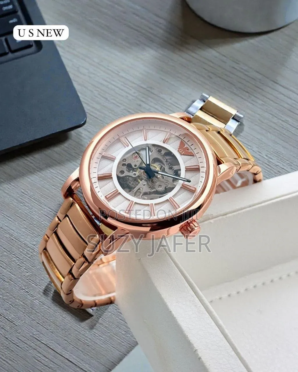 Emporio Armani Meccanico AR60045 Gold Men Watch