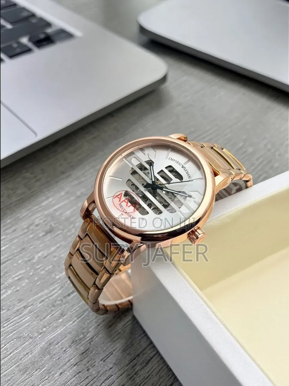 Emporio Armani Meccanico AR60045 Gold Men Watch