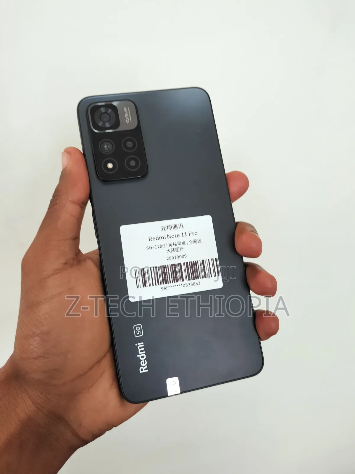 New Xiaomi Redmi Note 11 Pro 5G 128 GB Black