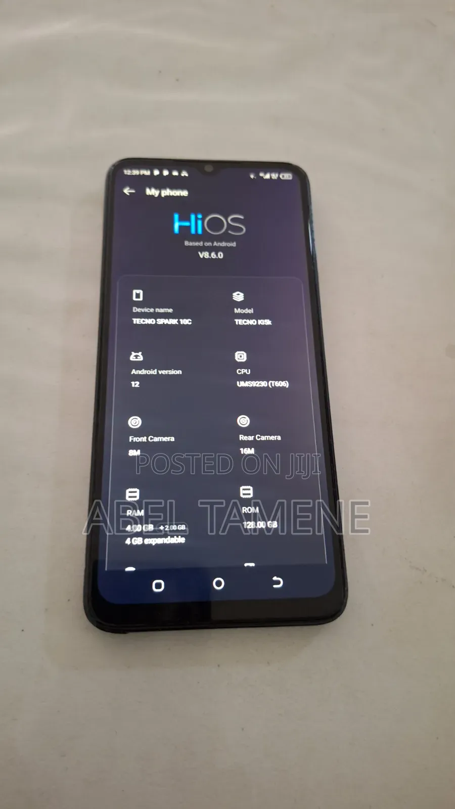 Tecno Spark 10C 128 GB Blue