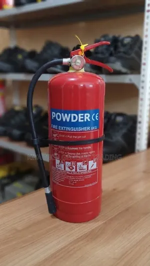 6Kg ABC Powder Fire Extinguisher 6kg ፓውደር እሳት ማጥፊያ 蛤与