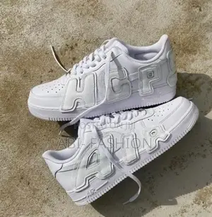 Nike Air Force 1 X CPFM "Triple White" Low Sneakers