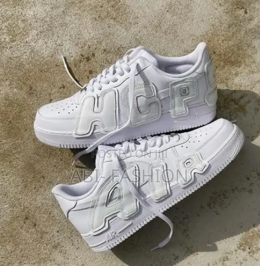 Nike Air Force 1 X CPFM "Triple White" Low Sneakers