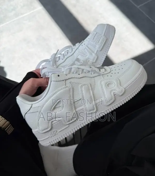 Nike Air Force 1 X CPFM "Triple White" Low Sneakers