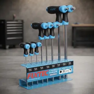 FIXTEC 8PCS T- Handle Allen Key Wrench Set