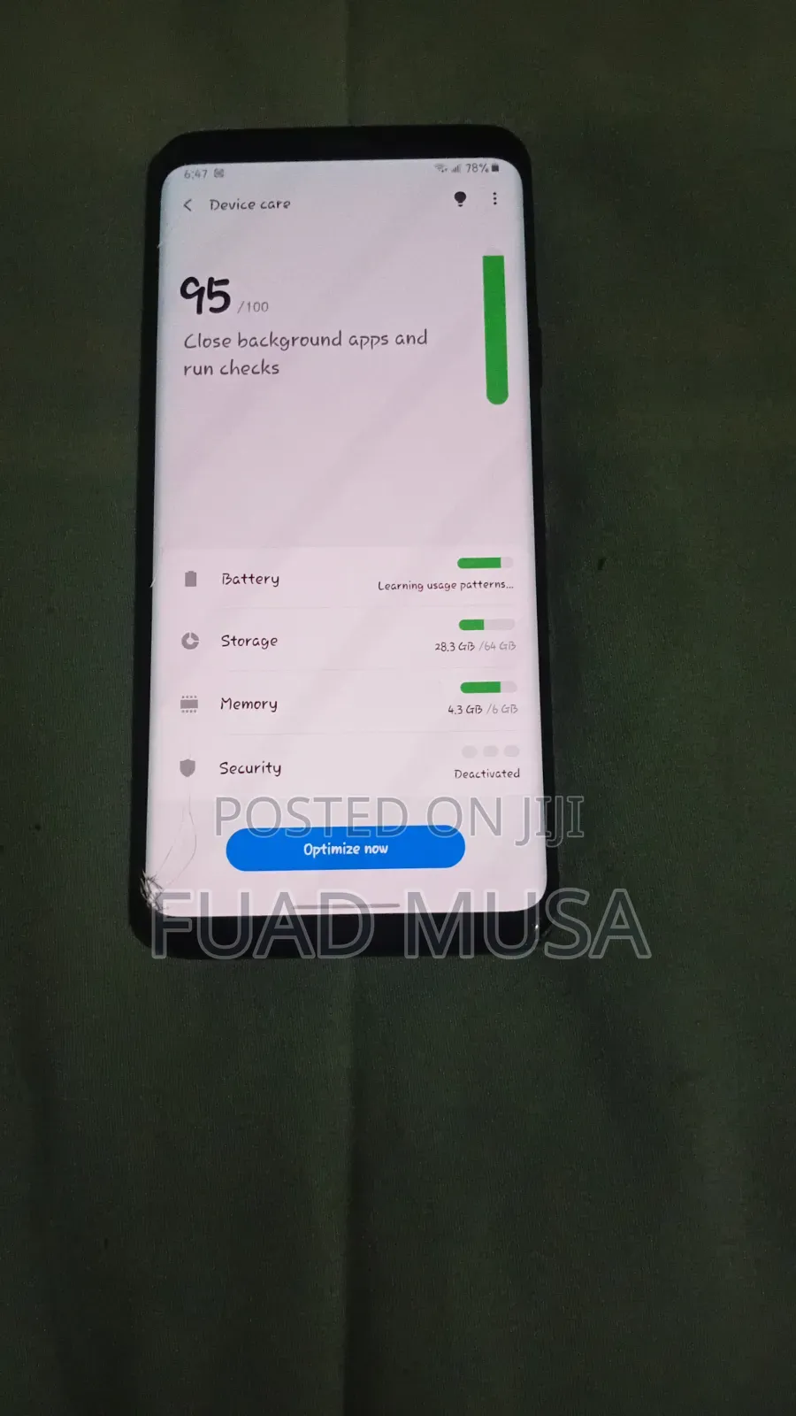 Samsung Galaxy S9 Plus 64 GB Black