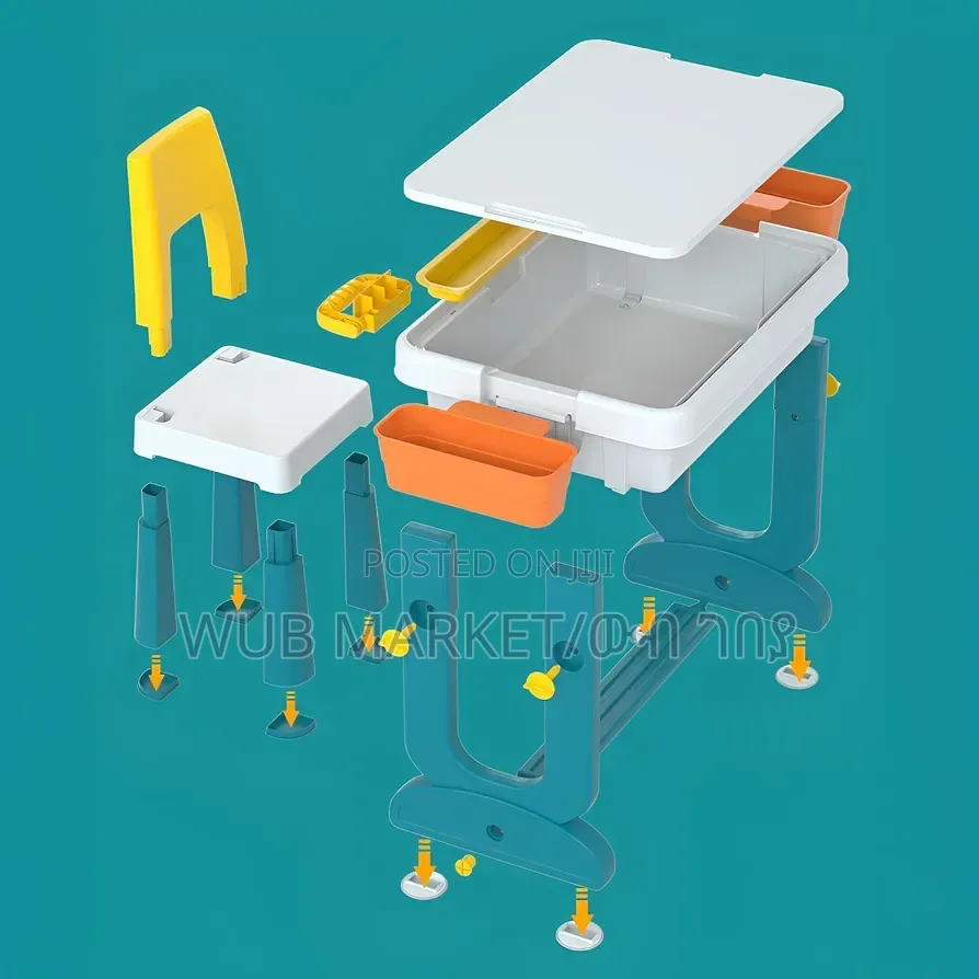 Premium Kids Study Desk & Chair እጅግ ዘመናዊ የጥናት ወንበር እና ጠረንጴዛ