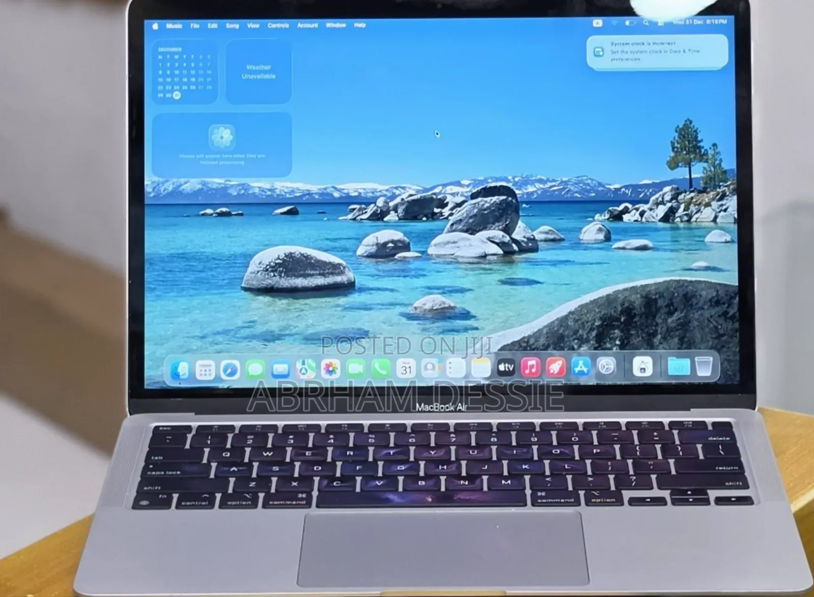 New Laptop Apple MacBook Air 2020 M1 8GB Apple M1 SSD 256GB