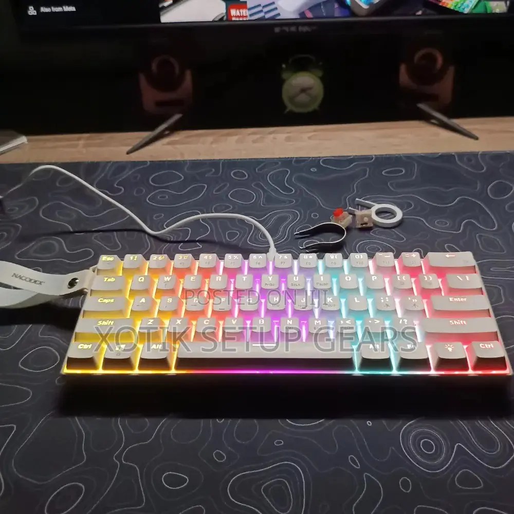 Nacodex X Ajazz NK61 Mechanical Keyboard - 60% Gaming Keyboard
