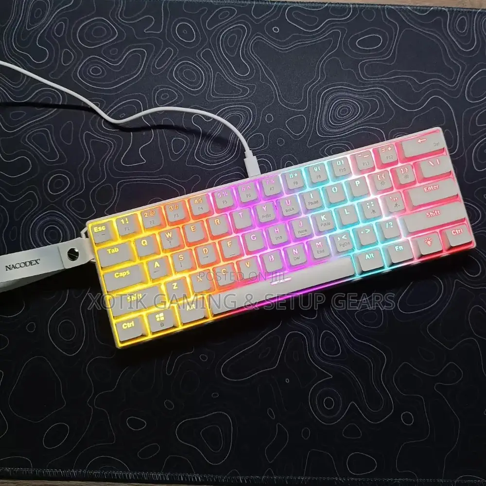 Nacodex X Ajazz NK61 Mechanical Keyboard - 60% Gaming Keyboard