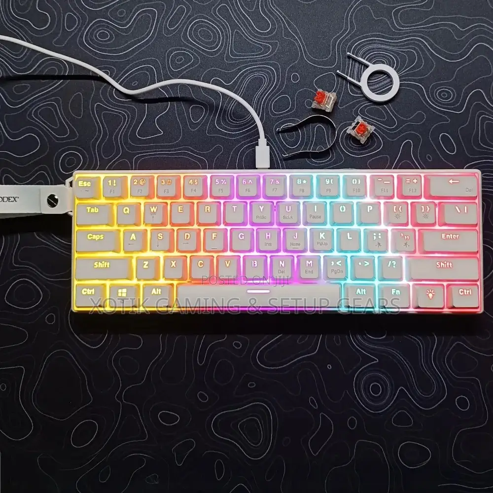 Nacodex X Ajazz NK61 Mechanical Keyboard - 60% Gaming Keyboard