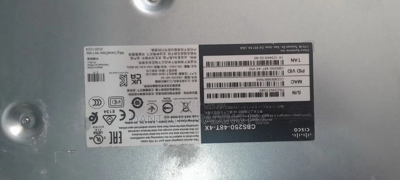Cisco CBS250-48T-4X Gigabit Smart Switch
