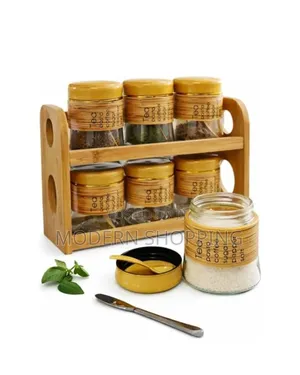Glass Jars Set 7 Pieces