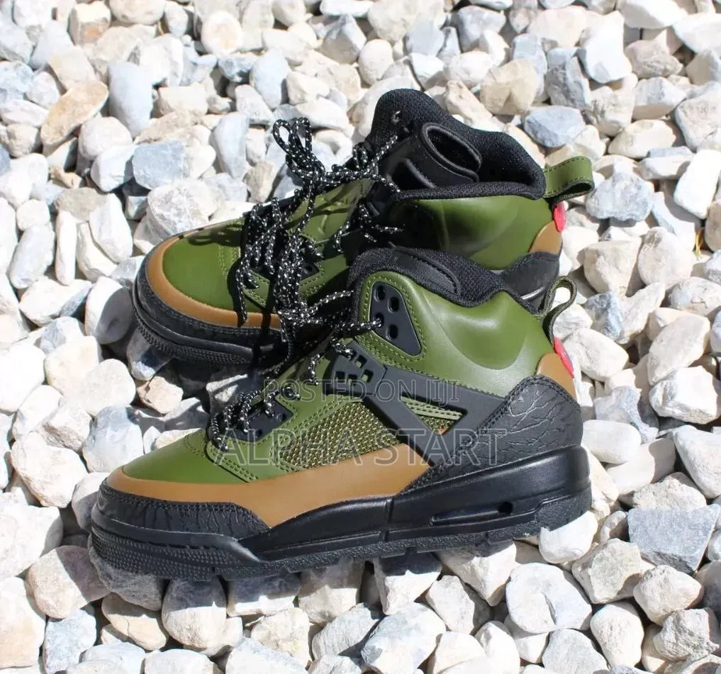 Jordan 3 High Master Quality Green& Black Color Made in Vietnam