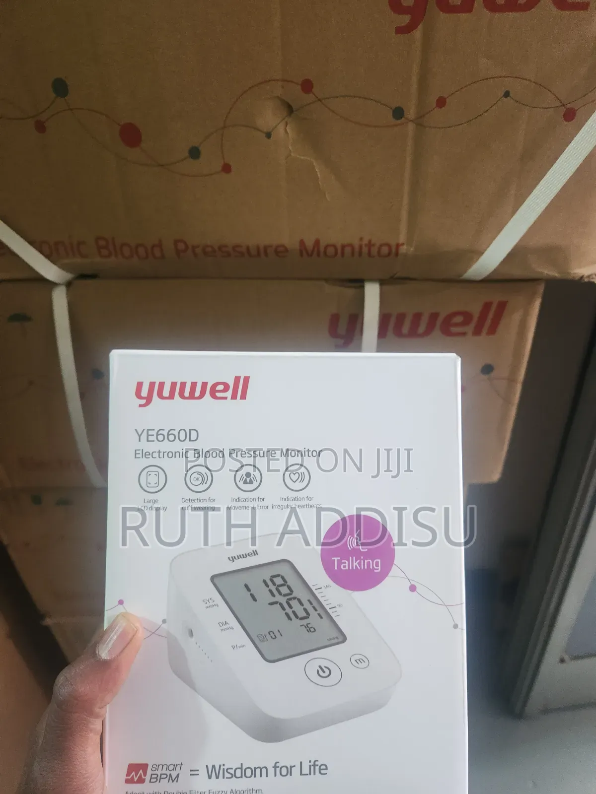 Yuwell 660D Blood Pressure Monitor丸的brand New Digital Bp Monitor