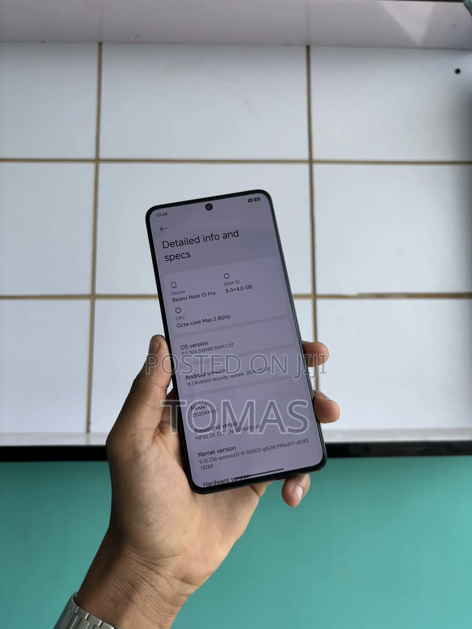 Xiaomi Redmi Note 13 Pro 5G 256 GB Black