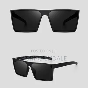 Trendy Flat-Top Oversized Square Sunglasses (Unisex)