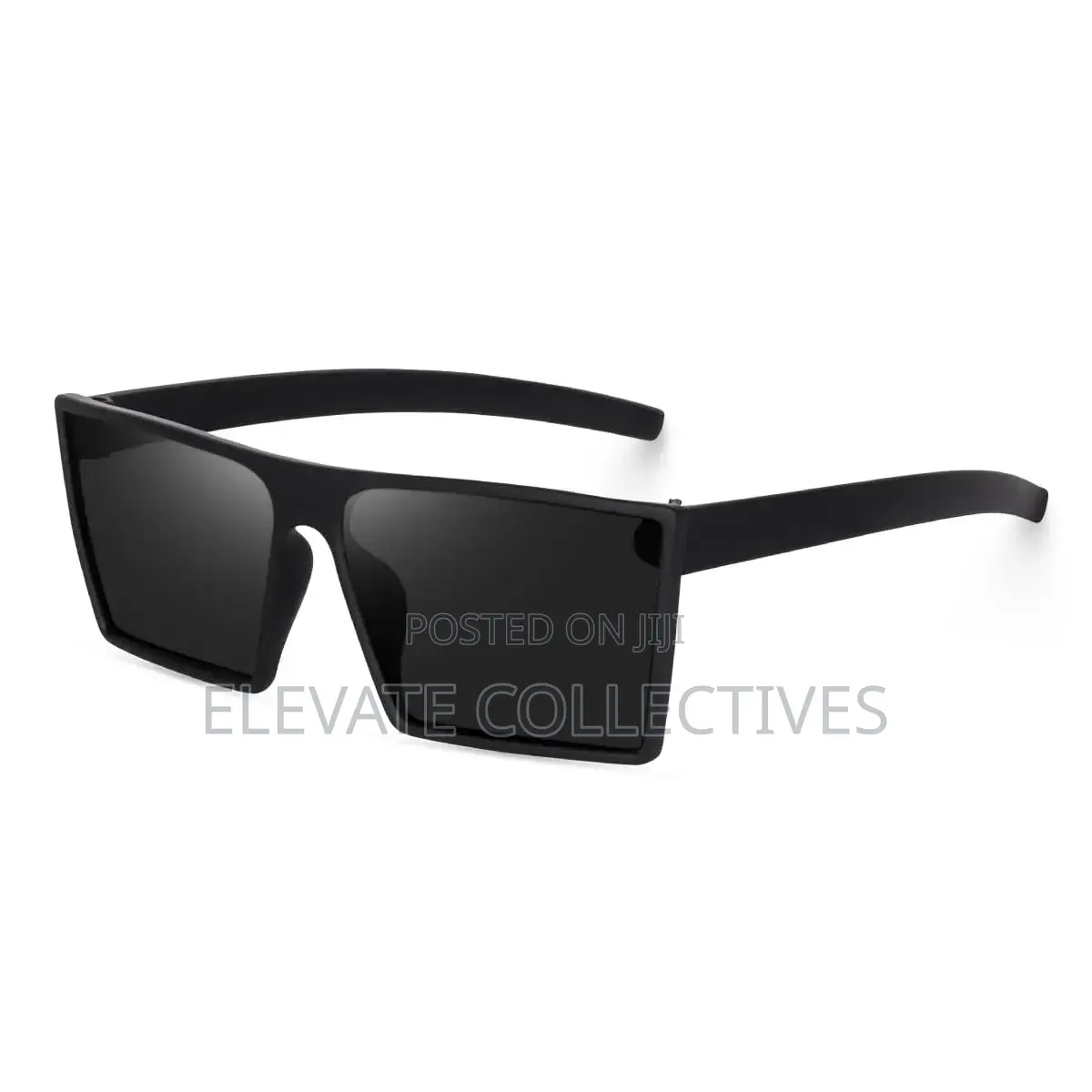 Trendy Flat-Top Oversized Square Sunglasses (Unisex)