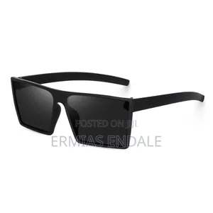 Trendy Flat-Top Oversized Square Sunglasses (Unisex)
