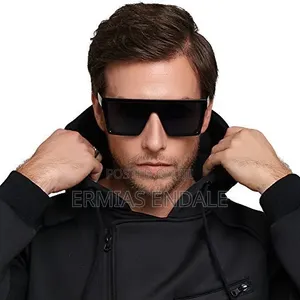 Trendy Flat-Top Oversized Square Sunglasses (Unisex)