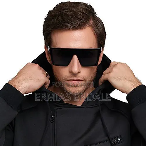 Trendy Flat-Top Oversized Square Sunglasses (Unisex)