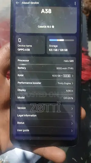 Oppo A38 128 GB Black