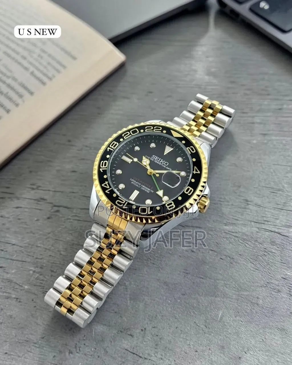 Seiko GMT Master Ii Men Watch