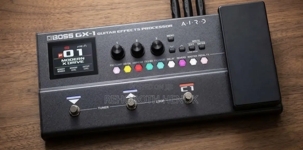 BOSS GX-1 አድስ ያልተነካ የ Guitar Effector