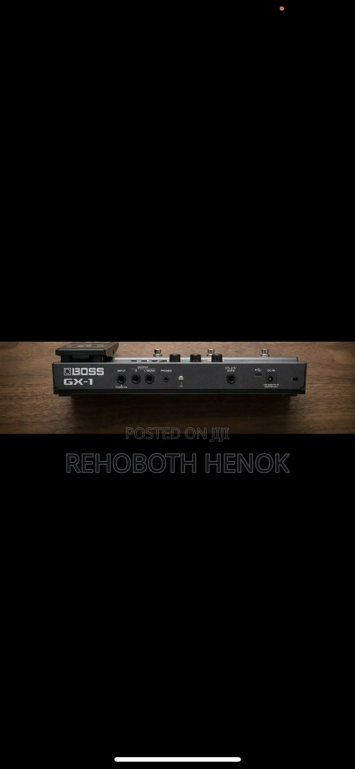 BOSS GX-1 አድስ ያልተነካ የ Guitar Effector