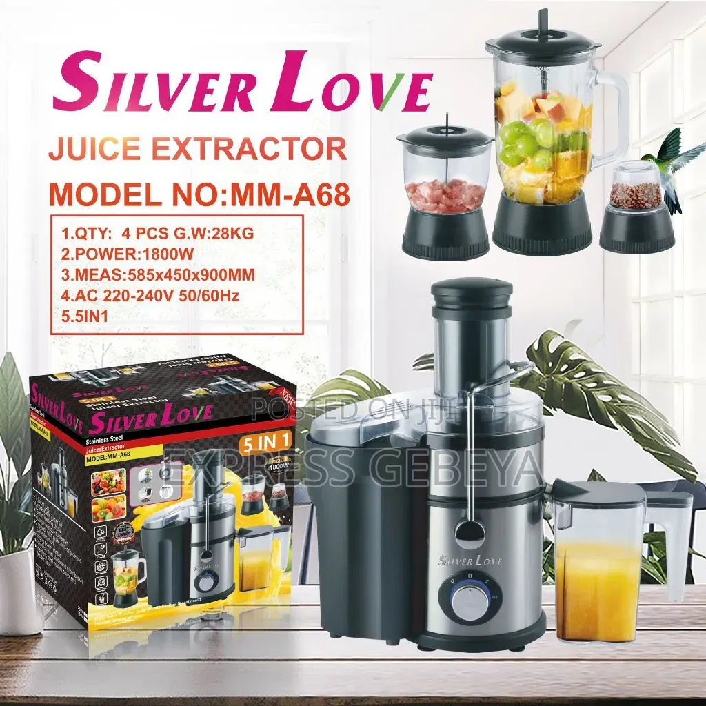 Silver Love 5in1 Multifunctional Juicer Extractor