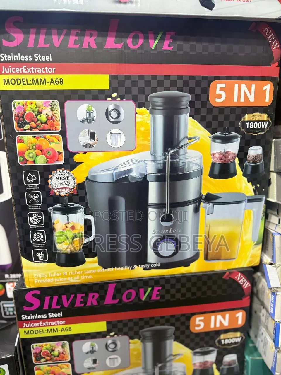 Silver Love 5in1 Multifunctional Juicer Extractor