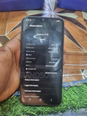 New Samsung Galaxy A15 128 GB Black