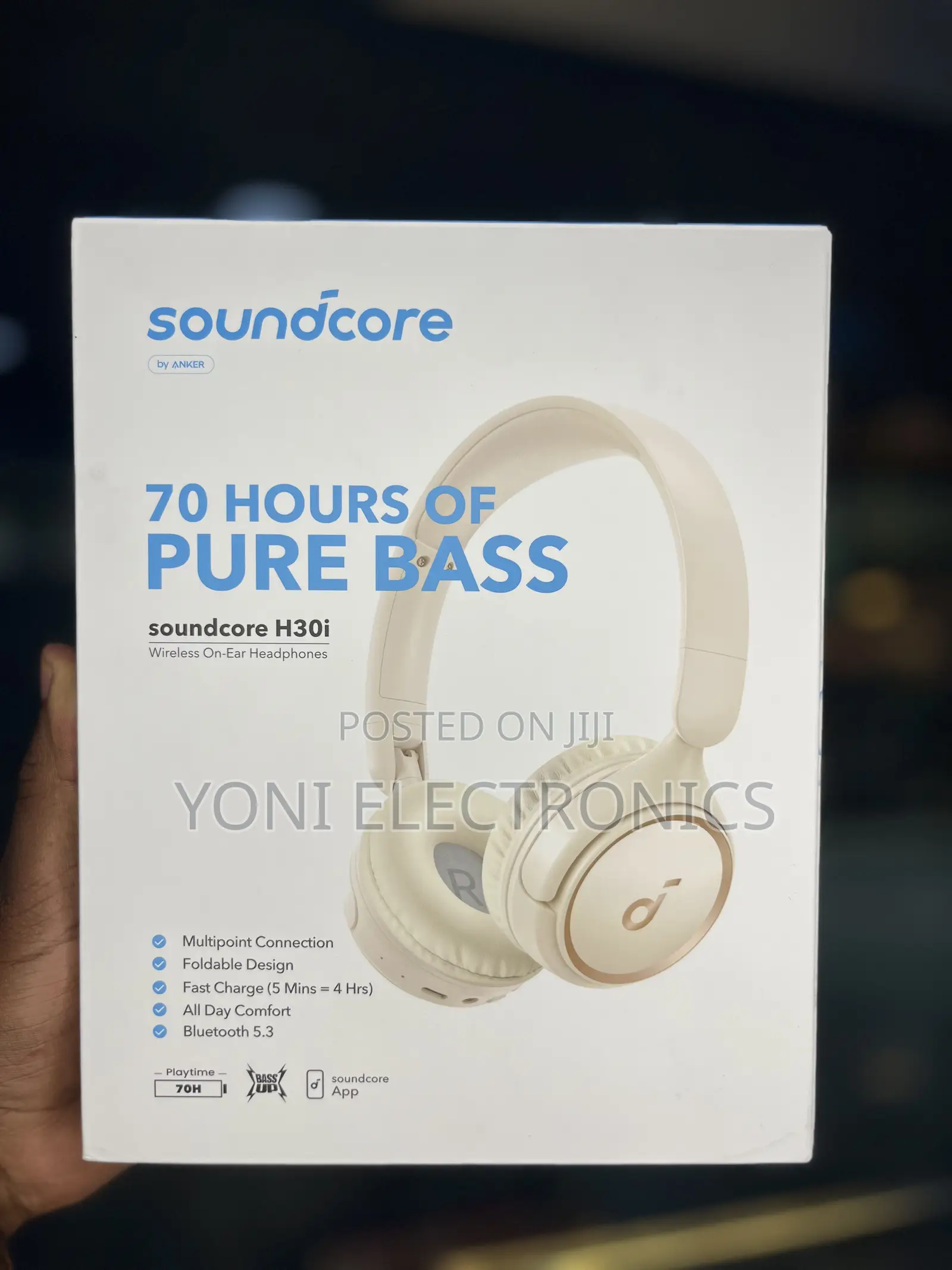 Soundcore H30i Wireless on-Ear Headphones by Anker