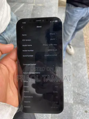 New Apple iPhone 12 Pro Max 256 GB Black