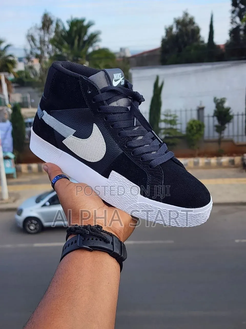 Nike Sb Blazer Black High Master Quality Shoes Made in Vietnam