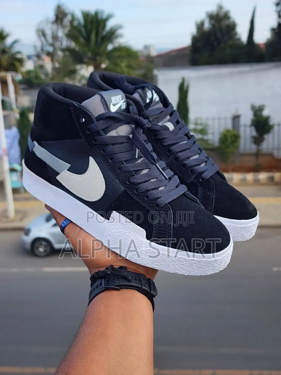 Nike Sb Blazer Black High Master Quality Shoes Made in Vietnam