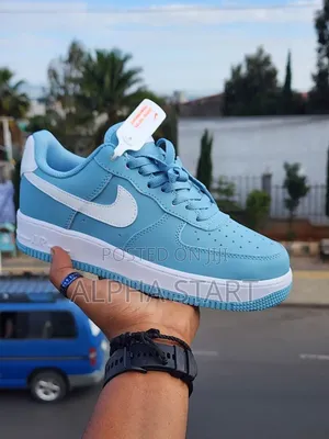 Nike Air Force Blue White High Master Quality Shoes Made in Vietnam
