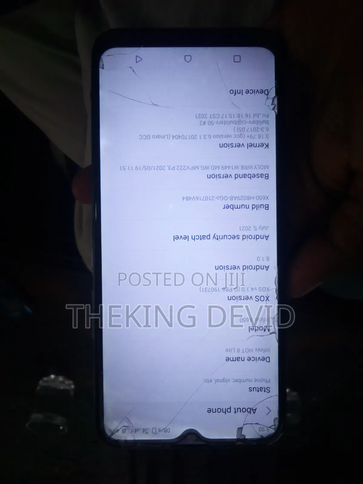 Infinix Hot 8 32 GB Silver