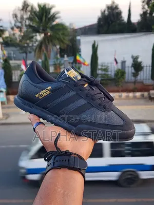 Adidas Beckenbaur Full Black High Master Quality Shoes Made in Vietnam