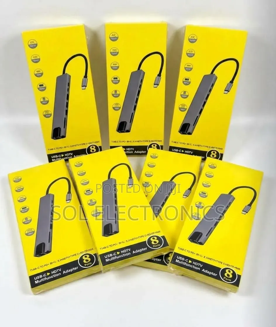 8 in 1 USB Hub Adapter