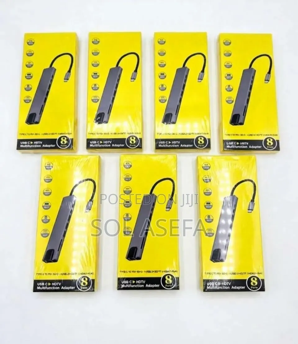 8 Port USB Hub