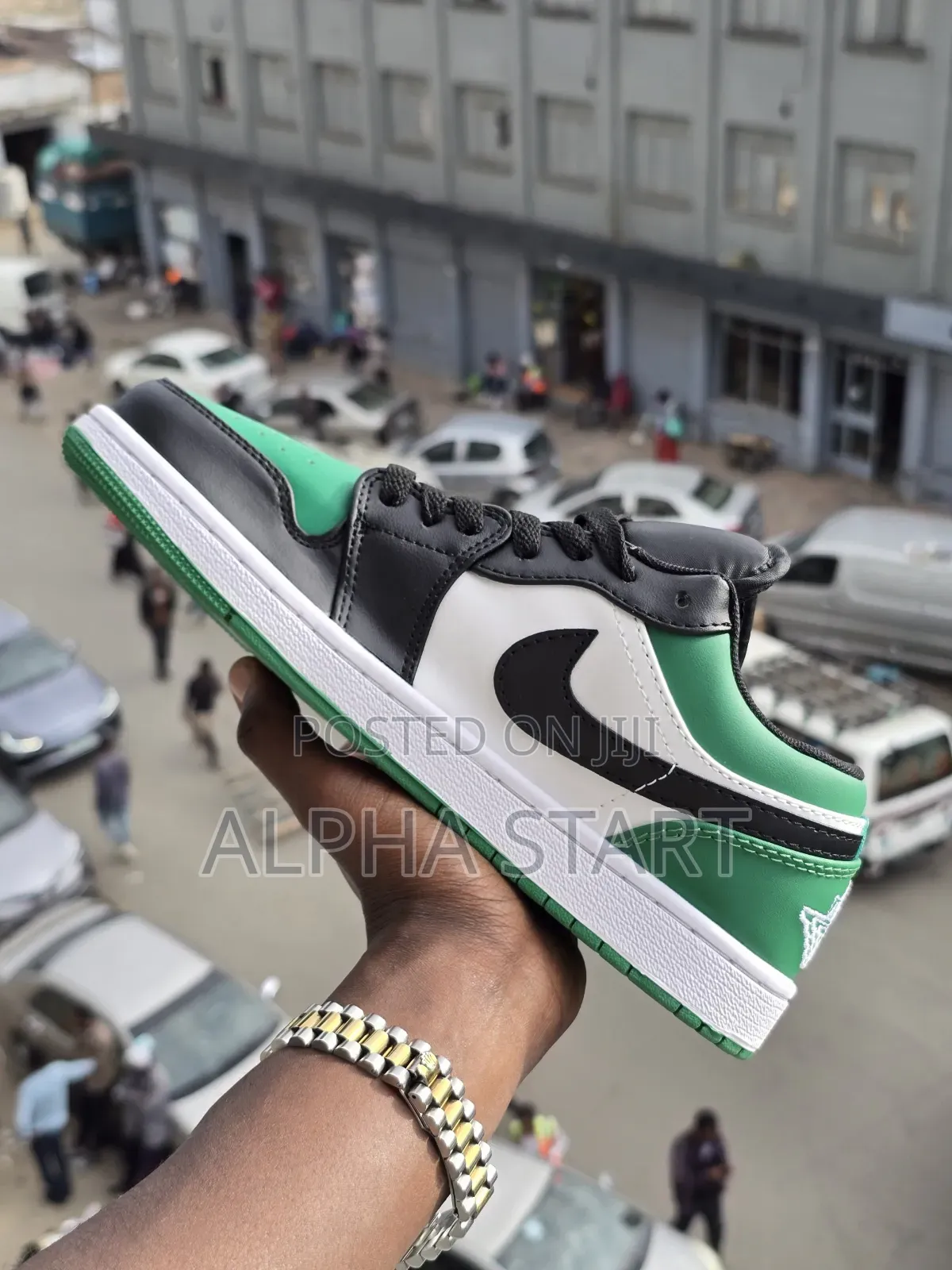 Jordan 1 Dunk Green &Black Color High Master Quality Made in Vietnam