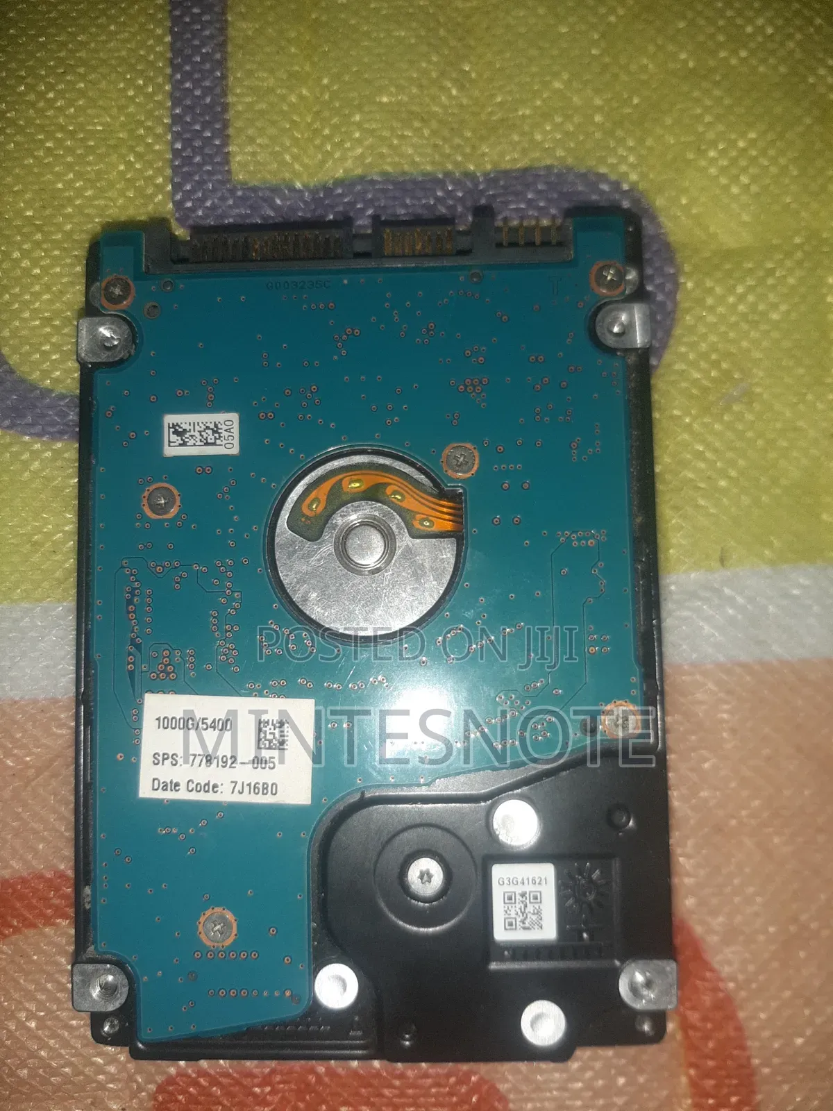 Laptop Internal Hard Diak 1 Tera